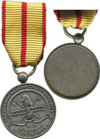 Draagmedaille voor bijzondere verdiensten van de Nederlandsche Vereeniging van Brandweercommandanten