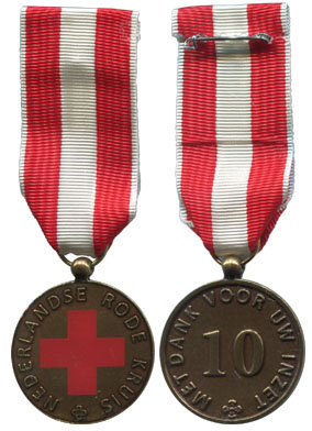 Medaille voor 10 jaar trouwe dienst, type 5