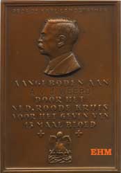 Karl Landsteiner-plaquette in brons, 15 maal bloed geven